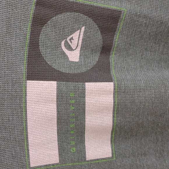 Quicksilver Youth Green (Thyme) Thermal Long Sleeve Crewneck Graphic T-shirt - Picture 3 of 6